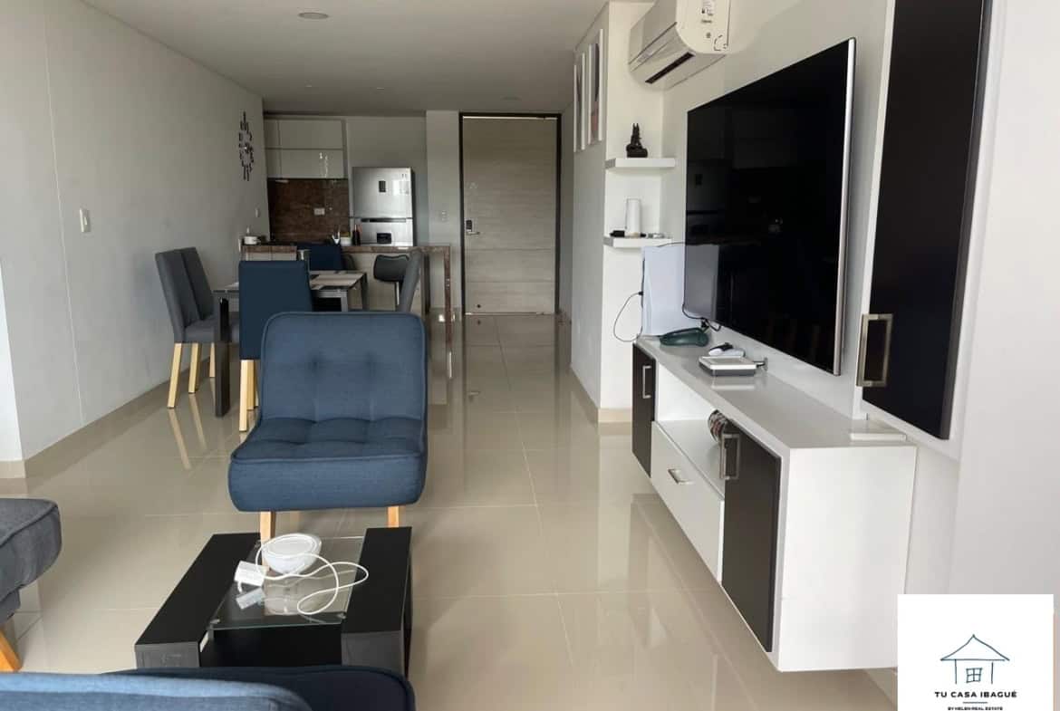 Apartamento en venta en Piedrapintada Alta, Ibagué, con espacios amplios y diseño contemporáneo.