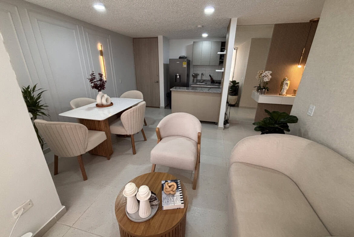 Apartamento en venta en av Mirolindo, Ibagué, con espacios amplios y diseño contemporáneo.